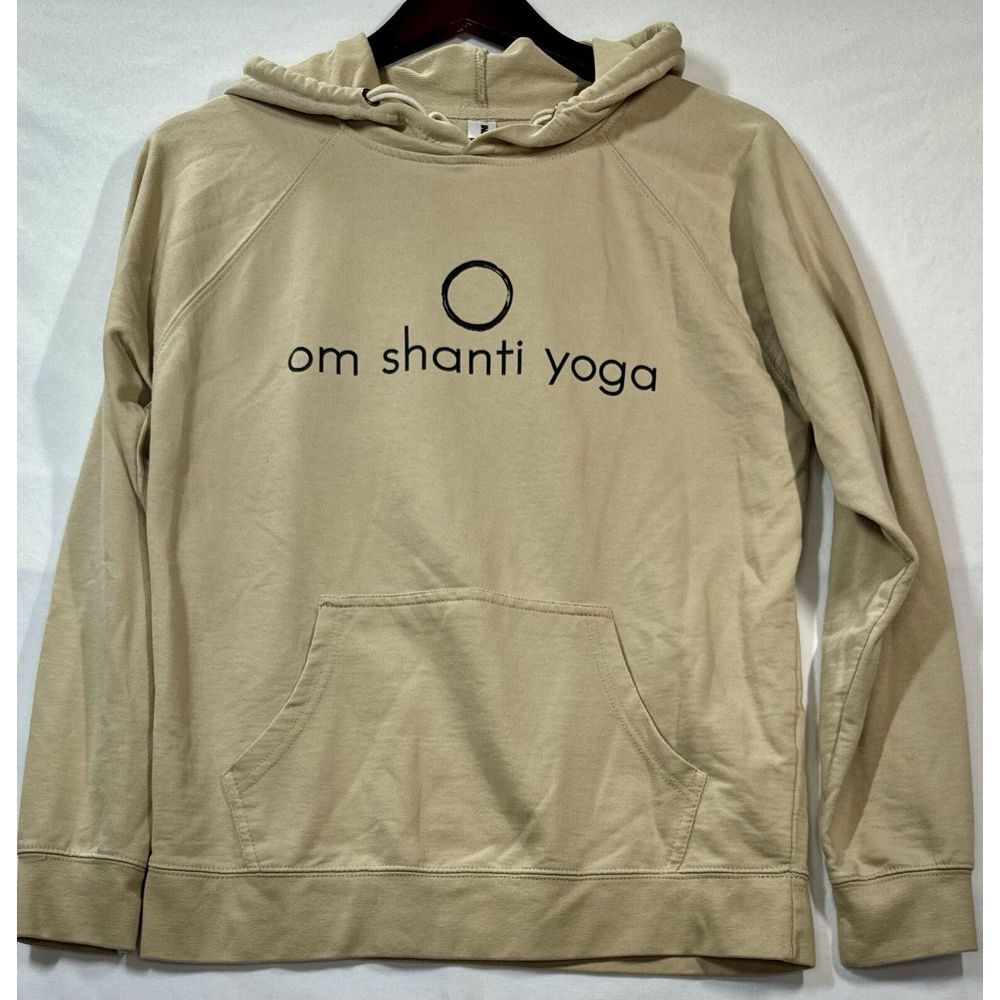 Om Shanti Yoga Hooded Sweatshirt Sz S‎